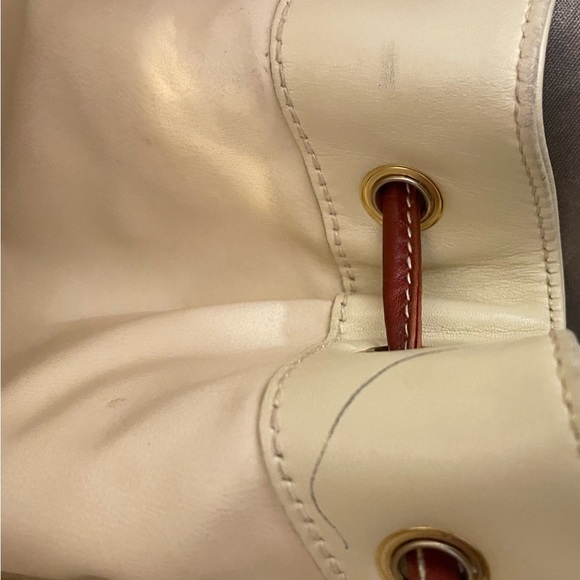 Giancarlo Macucci GM Bag Made in Italy Ivory & Brown Bag - Picture 11 of 16